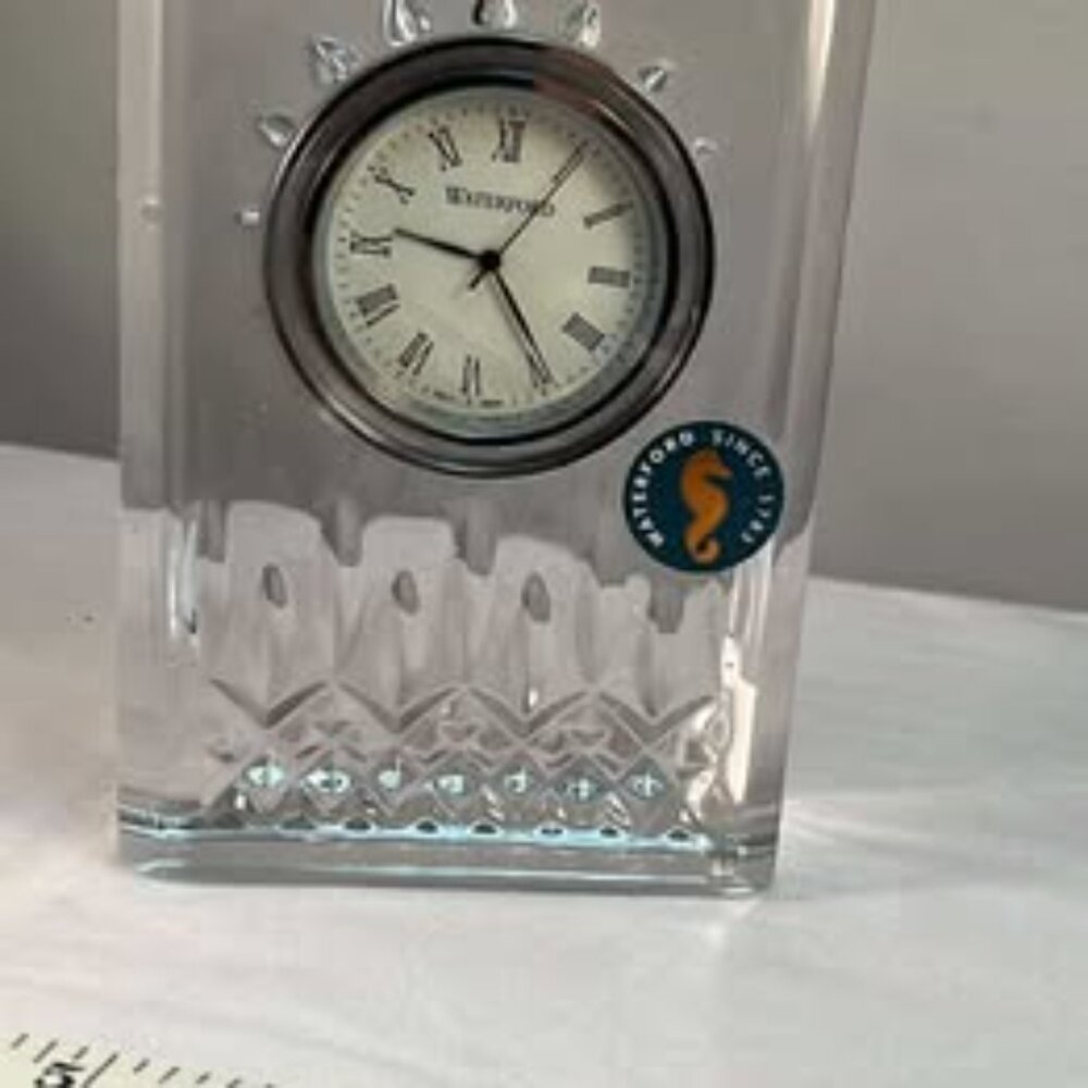 Waterford Crystal Lismore Clock/Great Gift‎ /Charity Sale - Picture 6 of 7